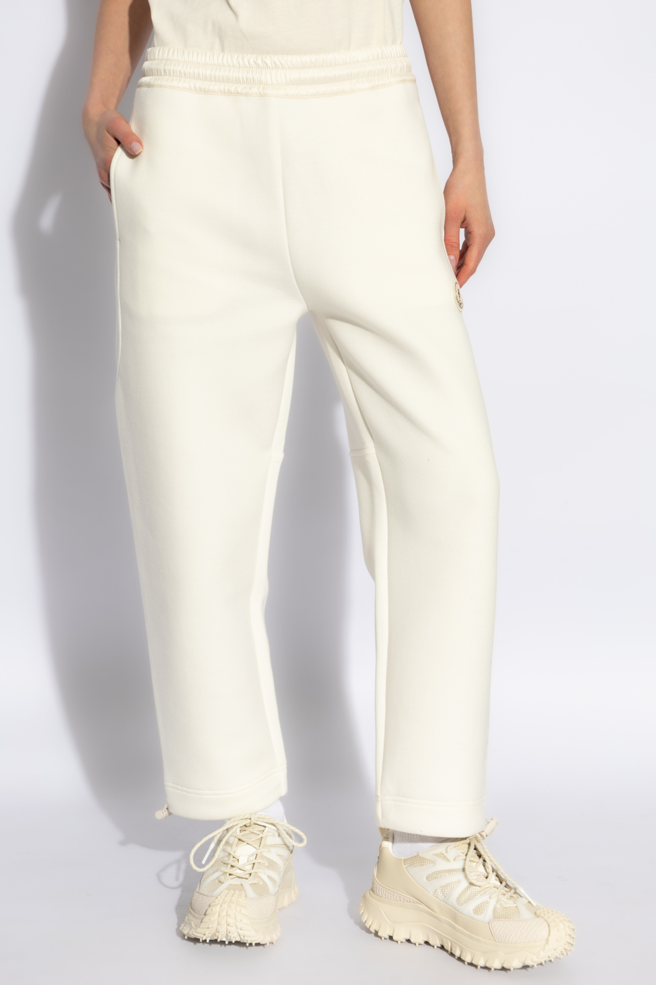 Moncler Sweatpants with logo patch | Women's | Vitkac
